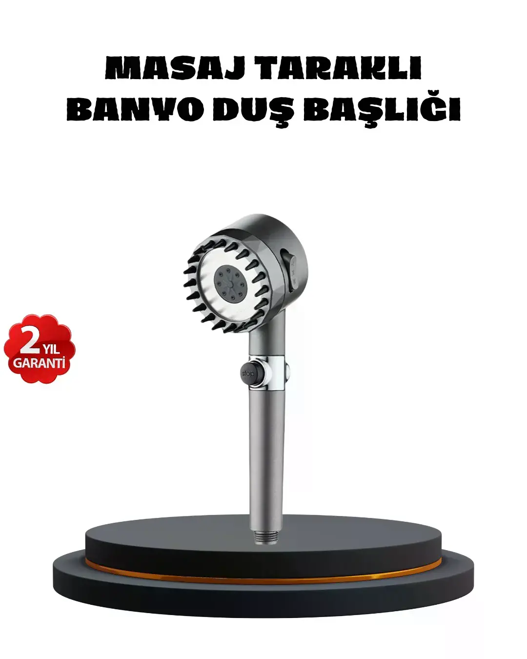Masaj Uçlu Yüksek Basınçlı Duş Başlığı Spa Etkili