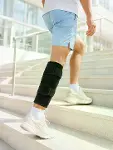 Ayarlanabilir Baldır Desteği Siyah Çift Bantlı Spor ve Yürüyüş Baldırlığı-6