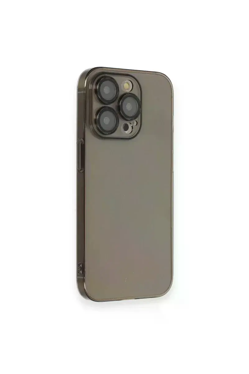 Apple iPhone 13 Pro Kılıf Armada Lensli Kapak - Siyah