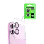 Apple iPhone 16 Plus Raze Metal Kamera Lens - Pembe-3