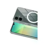 Samsung Galaxy A06 Combo Sert Şeffaf Magsafe Kapak - Şeffaf-4