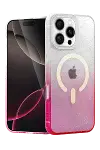 Apple iPhone 16 Pro Pummel Shiny Magsafe Kapak - Pembe-2