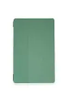 Samsung Galaxy T970 Tab S7 Plus 12.4 Kılıf Tablet Smart Kılıf - Koyu Yeşil-3