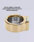 Çakmaklı Küllük Paslanmaz Metal Dayanıklı Tasarım Yeni Nesil-6