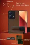 Samsung Galaxy A26 Kılıf Flip Cover - Koyu Yeşil-6