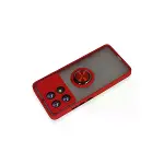 Xiao Poco X6 Pro Kılıf Montreal Yüzüklü Silikon Kapak - Kırmızı-3