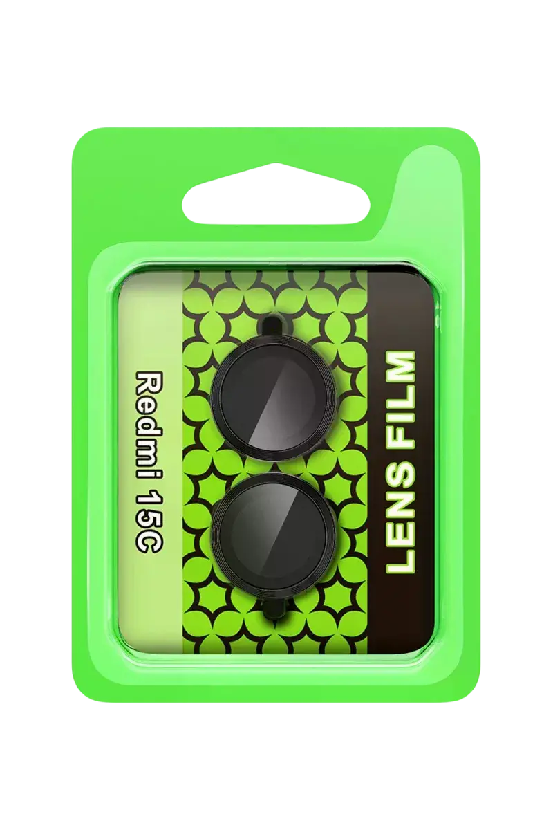 Xiao Red 15C 4G Raze Metal Kamera Lens - Siyah