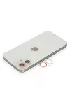 Apple iPhone 12 Renkli Kamera Lens Koruma Cam - Yeşil-Pembe-1