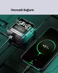 Su Geçirmez Bluetooth Kulak İçi Kablosuz Kulaklık 400mAh Pil-5