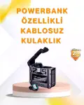 Su Geçirmez Bluetooth Kulak İçi Kablosuz Kulaklık 400mAh Pil-2