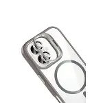Joko Apple İphone 16 Plus Rem Lensli Magsafe Standlı Kapak - Titan Gri-4