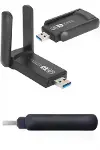 Wifi Alıcı Dual Band Usb 3.0 Adaptör Kablosuz Windows 7/8/10/11-3