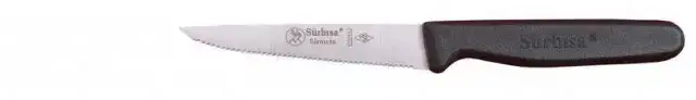 61004lz - Sürmene Lazerli, Tırtıklı Sebze Bıçağı 9,5cm
