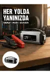 Acil Durumlar İçin Çok Fonksiyonlu Araç Akü Takviyesi Hava Kompresörü ve Güç Kaynağı Yeni Nesil-1