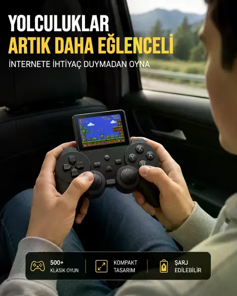 500 Oyun Tek Cihazda! Nostalji ve Eğlence Yanınızda