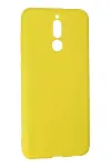 Huawei Mate 10 Lite Kılıf Nano içi Kadife Silikon - Sarı-3