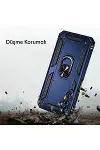 Samsung Galaxy A04S Kılıf Sofya Yüzüklü Silikon Kapak - Yeşil-3