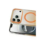 Apple İphone 17 Pro Glossy Magsafe Kapak - Turuncu-2