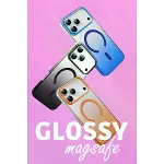 Apple İphone 17 Pro Glossy Magsafe Kapak - Turuncu-4