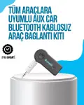 Araç İçi Bluetooth AUX Müzik ve Telefon Görüşmesi Adaptörü-1