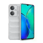 Vivo Y27 Kılıf Optimum Silikon - Krem-2