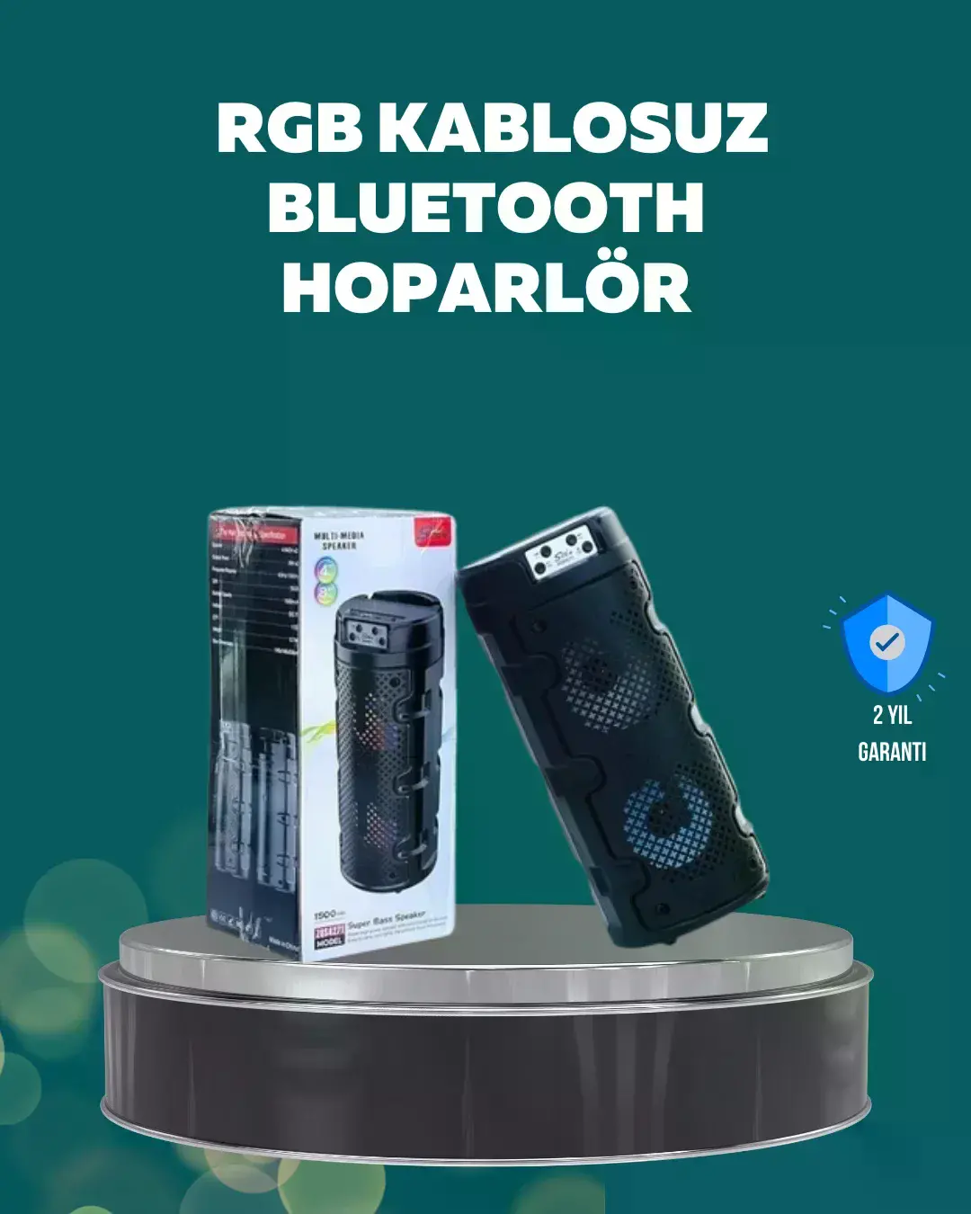 Uzun Pil Ömrü Sunan Kablosuz Bluetooth Hoparlör