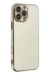 Apple iPhone 16 Pro Kılıf Volet Silikon - Beyaz-2