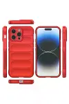 Apple iPhone 13 Pro Kılıf Optimum Silikon - Kırmızı-3