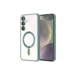Samsung Galaxy S23 Plus Kılıf Kross Magneticsafe Kapak - Koyu Yeşil-1