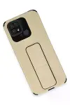 Xiao Red 10C Kılıf Mega Standlı Silikon - Gold-3