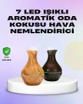 Ultrasonik Ahşap Desenli 130ml Aromaterapi Difüzör ve Hava Nemlendirici-1