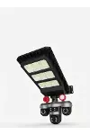 Güneş Enerjili 3 Lens Akıllı Güvenlik Kamerası LED Projektörlü Dış Mekan Koruma Siste-3
