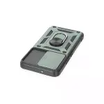 Samsung Galaxy S24 Kılıf Pars Lens Yüzüklü Silikon - Yeşil-4