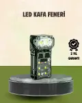 3’ü 1 Arada LED Far Şarj Edilebilir Sensörlü Manyetik 10 Saat Kullanım-1