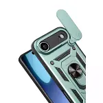 Apple İphone 17 Air Pars Lens Yüzüklü Silikon - Yeşil-5