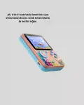 Mini Retro Oyun Konsolu 500 Oyunlu 3.0 İnç Ekran ve Şarjlı Batarya-3