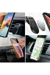 Havalanndırma Izgarasına Takılabilen Mandallı Mıknatıslı Oto Araç Içi Manyetik Telefon Tutucu-4