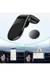 Havalanndırma Izgarasına Takılabilen Mandallı Mıknatıslı Oto Araç Içi Manyetik Telefon Tutucu-1