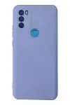 General Mobile GM 21 Plus Kılıf Nano içi Kadife Silikon - Lila-2
