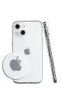 Apple iPhone 13 Mini Kılıf Lüx Şeffaf Silikon-1
