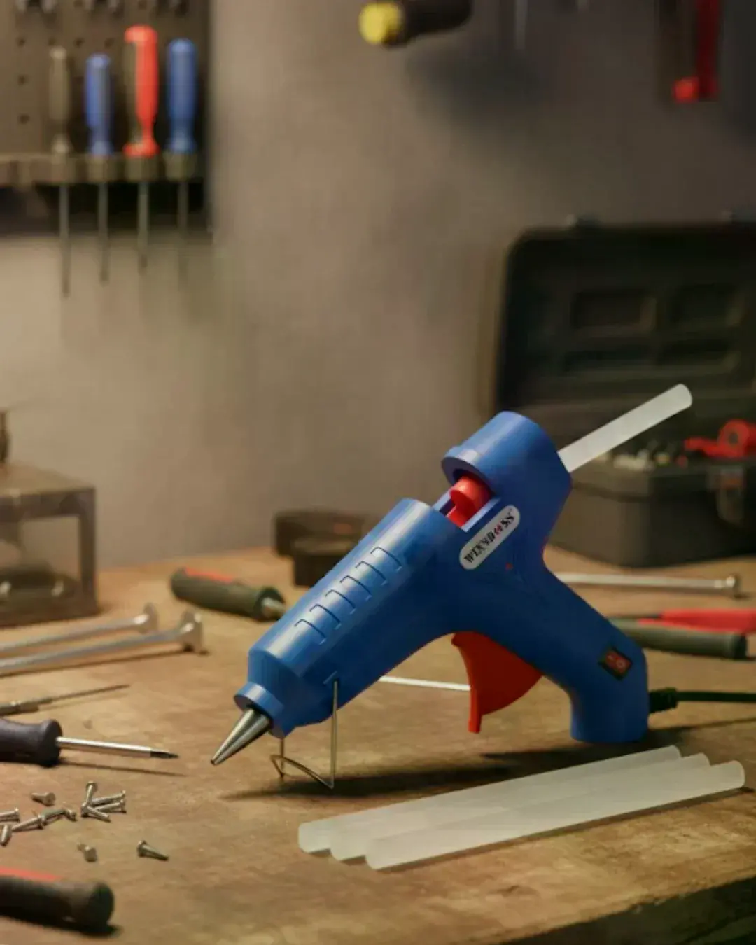 Hobi ve Tar İçin 80 W Silikon Tabancası 11 mm Uyumlu 5 Silikon Hediyeli
