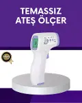 Temassız Ateş Ölçer Dijital Kızılötesi Termometre Hızlı Ölçüm-1