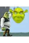 Yeşil Shrek Maskesi 21x25 cm-2