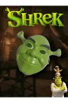 Yeşil Shrek Maskesi 21x25 cm-3