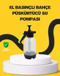 Köpük Püskürtücü 2 Litre Dayanıklı Manuel Basınçlı Yıkama Şişesi-1