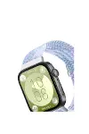 Huawei Fit 4 Star Kordon - Lila-Beyaz-2