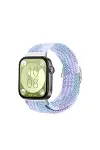 Huawei Fit 4 Star Kordon - Lila-Beyaz-1