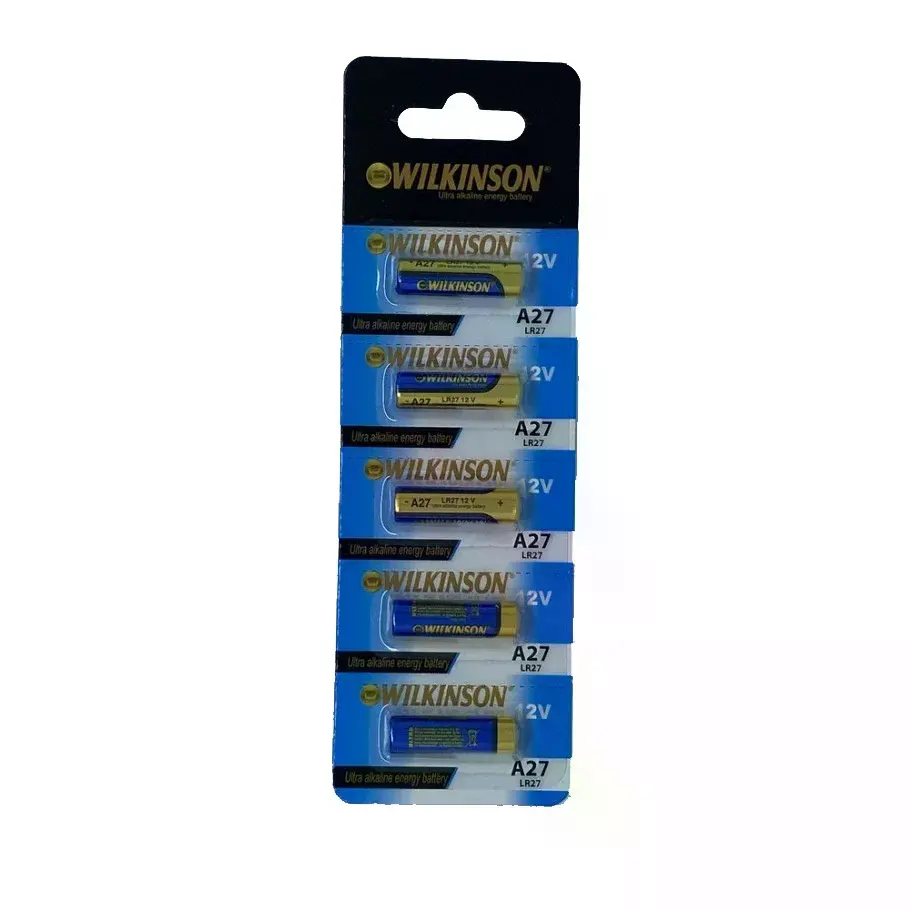 Wilkinson 27a Mn27 12v Alkalin Pil Kepenk Anahtar Pili Beşli Paket