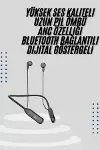 Bluetooth Kulaklık Kablolu Android ve İOS Uyumlu ANC Özellikli 100 saat sarj-3