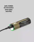 Tekrar Şarj Edilebilir AA USB Type-C Pil | 1000+ Döngü | 1.5V Sabit Voltaj-4